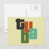 Tubatype Briefkaart (Voorkant / Achterkant)