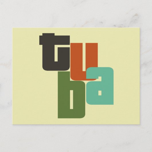 Tubatype Briefkaart (Voorkant)