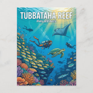 Tubbataha Reefs Natuurpark Filipijnen Briefkaart