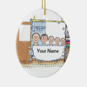 Tubbeltijd 3 keramisch ornament (Rechts)