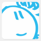 tubby1 vierkante sticker (Voorkant)