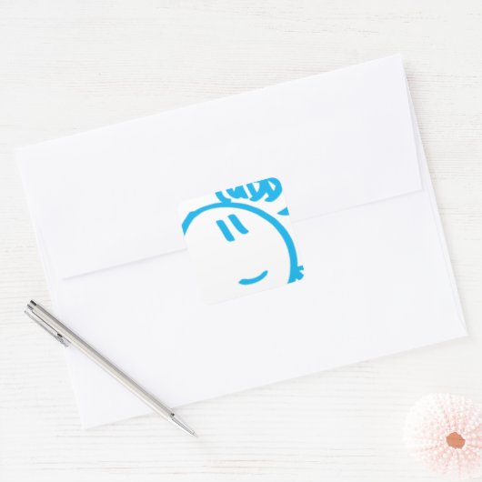 tubby1 vierkante sticker (Envelop)