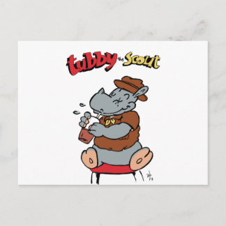 Tubby de Scout Post Card Briefkaart