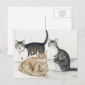 Tubby, tijger en klein origineel Briefkaart (Voorkant / Achterkant)