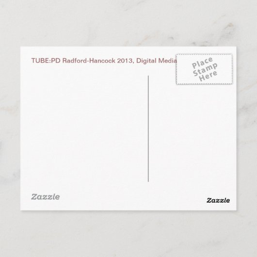 TUBE BRIEFKAART (Achterkant)