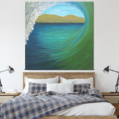 Tube naar San Clemente-punt Canvas Afdruk (Insitu (Slaapkamer))