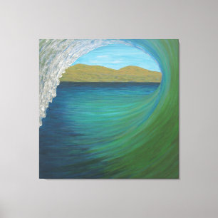 Tube naar San Clemente-punt Canvas Afdruk