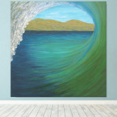 Tube naar San Clemente-punt Canvas Afdruk (Insitu (Houten vloer))