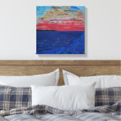 Tube naar San Clemente-punt Canvas Afdruk (Insitu (Slaapkamer))