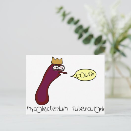 Tuberculose Briefkaart (Staand voorkant)
