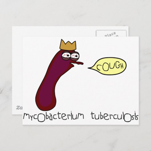 Tuberculose Briefkaart (Voorkant / Achterkant)