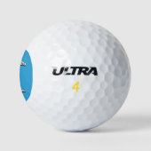 Tuberculose uitroeien. Wereld TBC Dag 24 maart. Golfballen (Logo)
