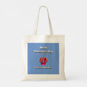 Tuberculose uitroeien. Wereld TBC Dag 24 maart. Tote Bag (Achterkant)