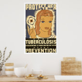 Tuberculosis Prevention 1938 WPA Poster (Keuken)