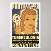 Tuberculosis Prevention 1938 WPA Poster (Voorkant)