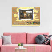 Tuberdour | Muzikale Woordspeling Humor 24x16 Canvas Afdruk (Insitu (Woonkamer))