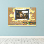 Tuberdour | Muzikale Woordspeling Humor 24x16 Canvas Afdruk (Insitu (Houten vloer))