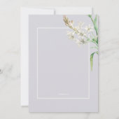 Tuberose Blooms Vrijgezellenfeest Kaart (Achterkant)