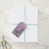 Tuberose en lavender Blooms Cadeaulabel (Met Touw)
