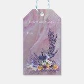 Tuberose en lavender Blooms Cadeaulabel (Voorkant)