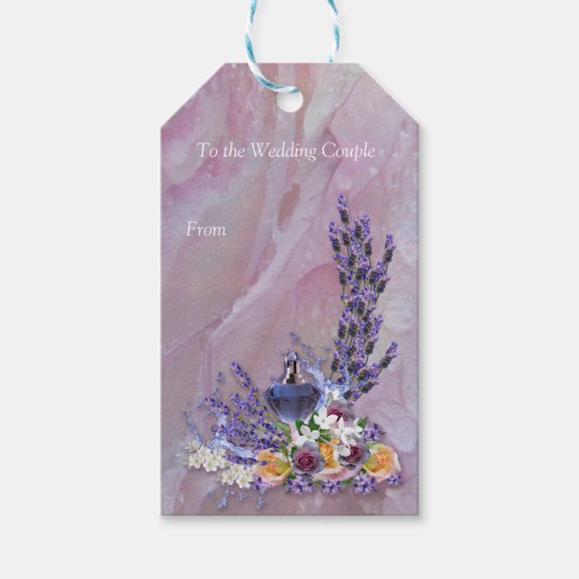 Tuberose en lavender Blooms Cadeaulabel (Voorkant)