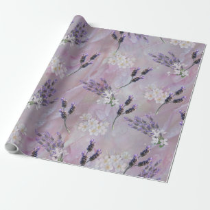 Tuberose en lavender Blooms Cadeaupapier