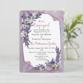 Tuberose en lavender Blooms Kaart (Staand voorkant)