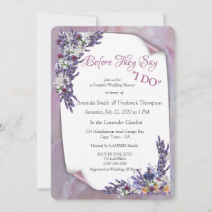 Tuberose en lavender Blooms Kaart