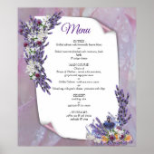 Tuberose en lavender Blooms Poster (Voorkant)