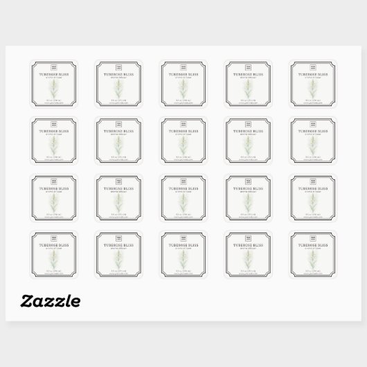 Tuberose Floral Aroma Diffuser Label (Vel)