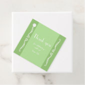 Tuberose laat gepersonaliseerde partij voorkeur La Bedankjes Labels (In situ)