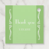 Tuberose laat gepersonaliseerde partij voorkeur La Bedankjes Labels (Achterkant)