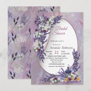 Tuberose & Lavendelbloesem Kaart