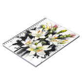 Tuberose - Watercolor bloemen Notitieboek (Linkerzijde)