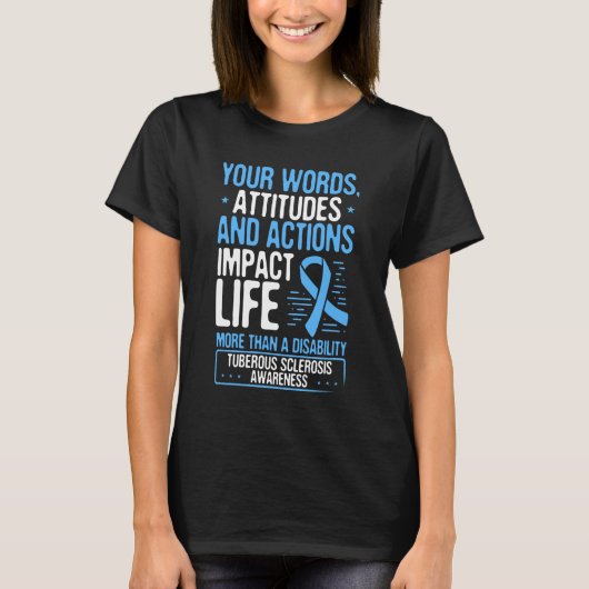 Tuberous Sclerosis Complex TSC Maand Day Warrior T-shirt (Voorkant)