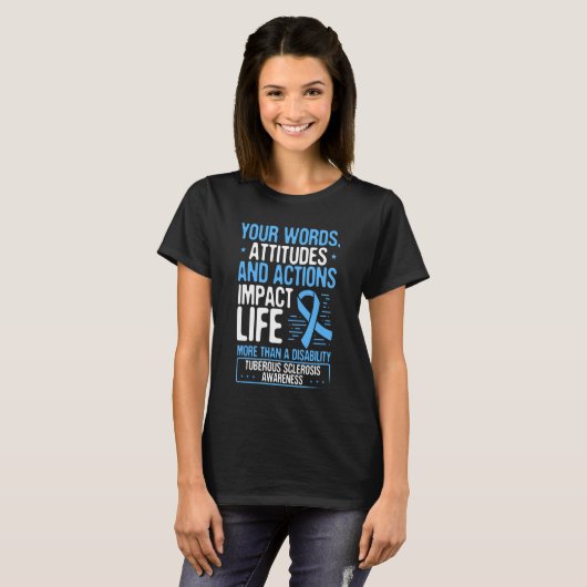 Tuberous Sclerosis Complex TSC Maand Day Warrior T-shirt (Voorkant volledig)
