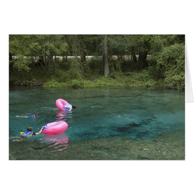 Tubers in de lenteverblanco kaart (Voorkant Horizontaal)