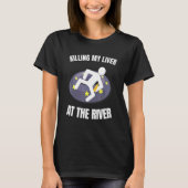 Tubing doodt mijn lever aan de rivier t-shirt (Voorkant)
