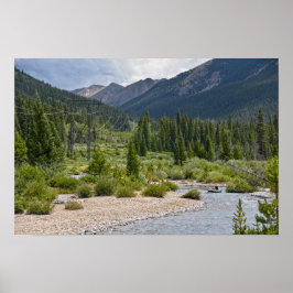 Tubing in de Snake River, Colorado Poster