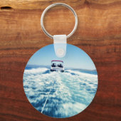 Tubing op Pyramid Lake Sleutelhanger (Voorkant)