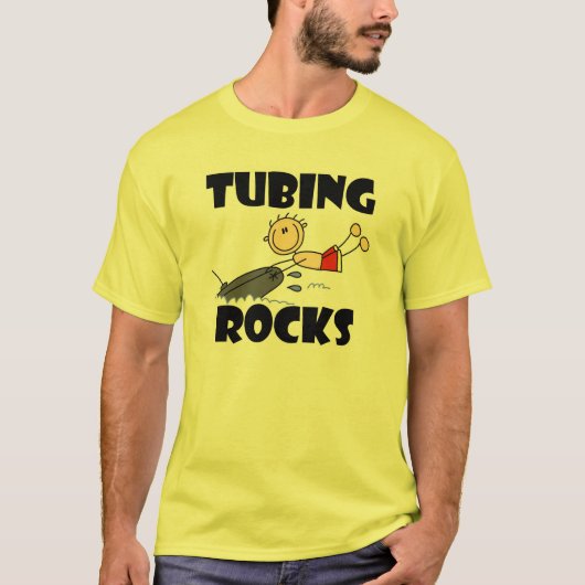 Tubing Rocks  T-shirt (Voorkant)