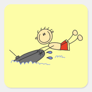 Tubing Vierkante Sticker