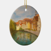 Tubingen op zonlicht keramisch ornament (Rechts)