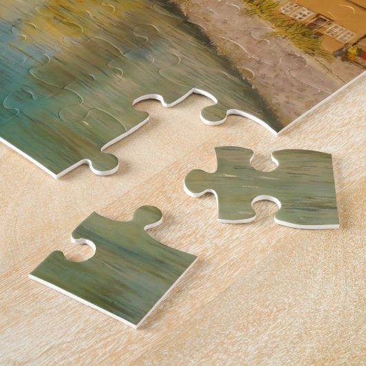 Tubingen op zonlicht legpuzzel (Zijkant)