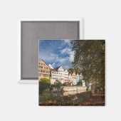 Tubingen oude stad gebouwen magneet (Voorkant / Achterkant)