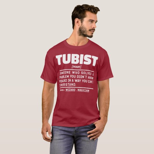 Tubist Zegswijze Symfonie Maker Sarcasme Tuba Lief T-shirt (Voorkant volledig)