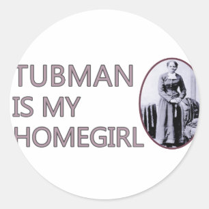 Tubman is mijn thuisbasis ronde sticker