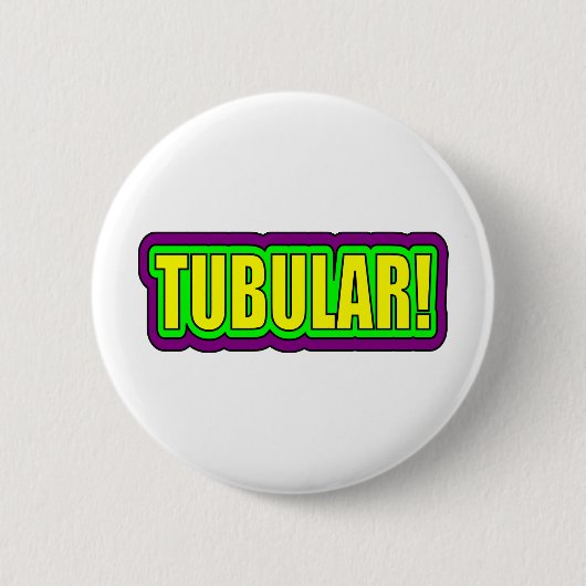 Tubulair! (Slang 80) Ronde Button 5,7 Cm (Voorkant)
