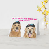 Tubulaire de jaren '80Verjaardag van het golden Kaart (Gele Bloem)