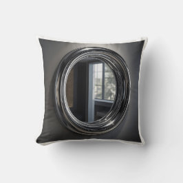 Tubular Chrome Mirror Reflection Art Kussen